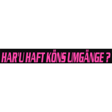 Dekal: Harú haft könsumgänge?